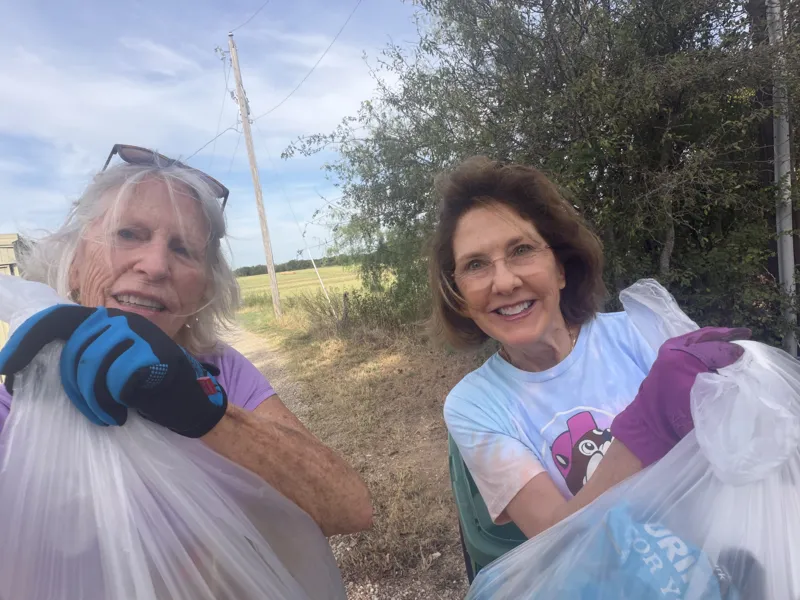 Texas trash and old friends!